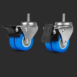 Wasmachinestandaard Basis - Koelkast Wasdroger Voetstuk - Apparaten Verhoging - Anti-vibratie Demping - 42-68cm Verstelbaar - Wit — thumbnail 2