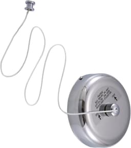 Intrekbare Wastlijn - Waslijn Binnenshuis - Ruimte Besparen - Roestvrij Staal - 2.7 Meter - Enkel kenmerk — thumbnail 1