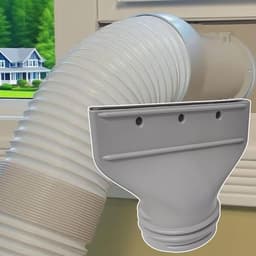 Koppelstuk Mobiele Airco Afvoerslang - universele connector Ø130–150 mm - verlengstuk voor airco slang - geschikt voor ramen, afzuiging en afvoerbuizen — thumbnail 5