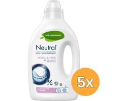 Neutral Voeibaar Fijnwasmiddel 5x 1L