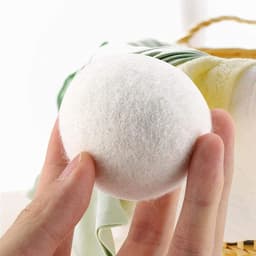 6-delige wasdrogerballen, natuurlijke wollen drogerballen voor thuisappartement Hotel slaapzaal — thumbnail 5
