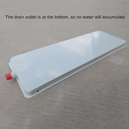 Condensopvangbak Airco - Afvoerbak Buitenunit - Water Afvoeren - Lekvrije Afvoer - 71x24cm - Zwart — thumbnail 5