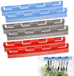 Namajunas - 6 stuks Sokkenrek - Wasrek - Kleerhangers kunststof - Droogrekaccessoire - Houder voor sokken en ondergoed - Kledinghangers - Wasknijpers - Wasbenodigdheden — thumbnail 1