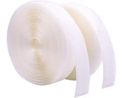Solidchoice - Naaiband Haak en Lus 20mm x 5 Meter Wit