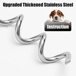Grondankers voor veilige speeltijd buiten voor grote honden met zekeringsset海. — thumbnail 3
