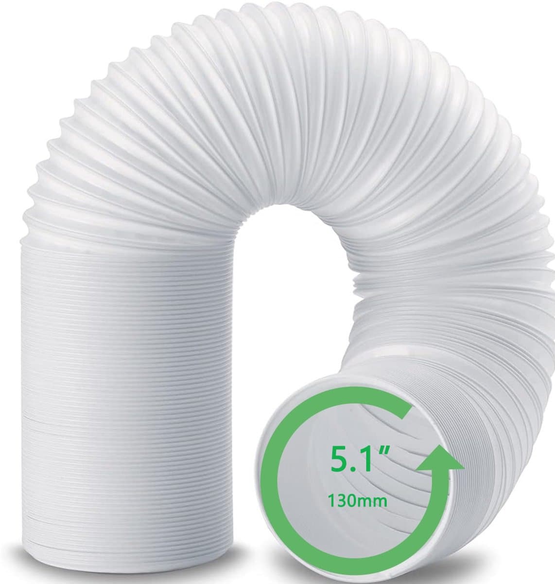 Slang voor mobiele airco (diameter 13 cm) – Afvoerslang geschikt voor mobiele airco's van LG, De'Longhi en AUTR – 50 cm — afbeelding 1