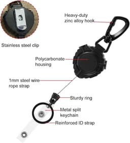 CB Microfoonhouder Retractable - 80 cm Uittrekbaar - Organiseer je cabine - Perfect voor vrachtwagenchauffeurs - ShopVlot — thumbnail 5