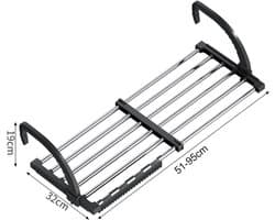 ZRNS® Hangdroogrek Uittrekbaar - Hangend Droogrek - Wasrek - Hangdroogrek
