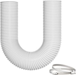 Dailygoods- Afzuigslang Hittebestendig - Ventilatieslang - Afvoerslang Droger - Afvoerslang Mobiele Airco - Ø150mm - 5m met Klemmen — thumbnail 1