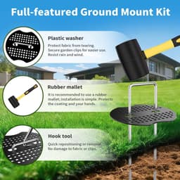 Dailygoods- Grondankers 200 stuks - U-vormige Grondpennen - Verzinkt Staal - Roestvrij - Voor Onkruidvlies en Tenten - Duurzaam en Herbruikbaar — thumbnail 4