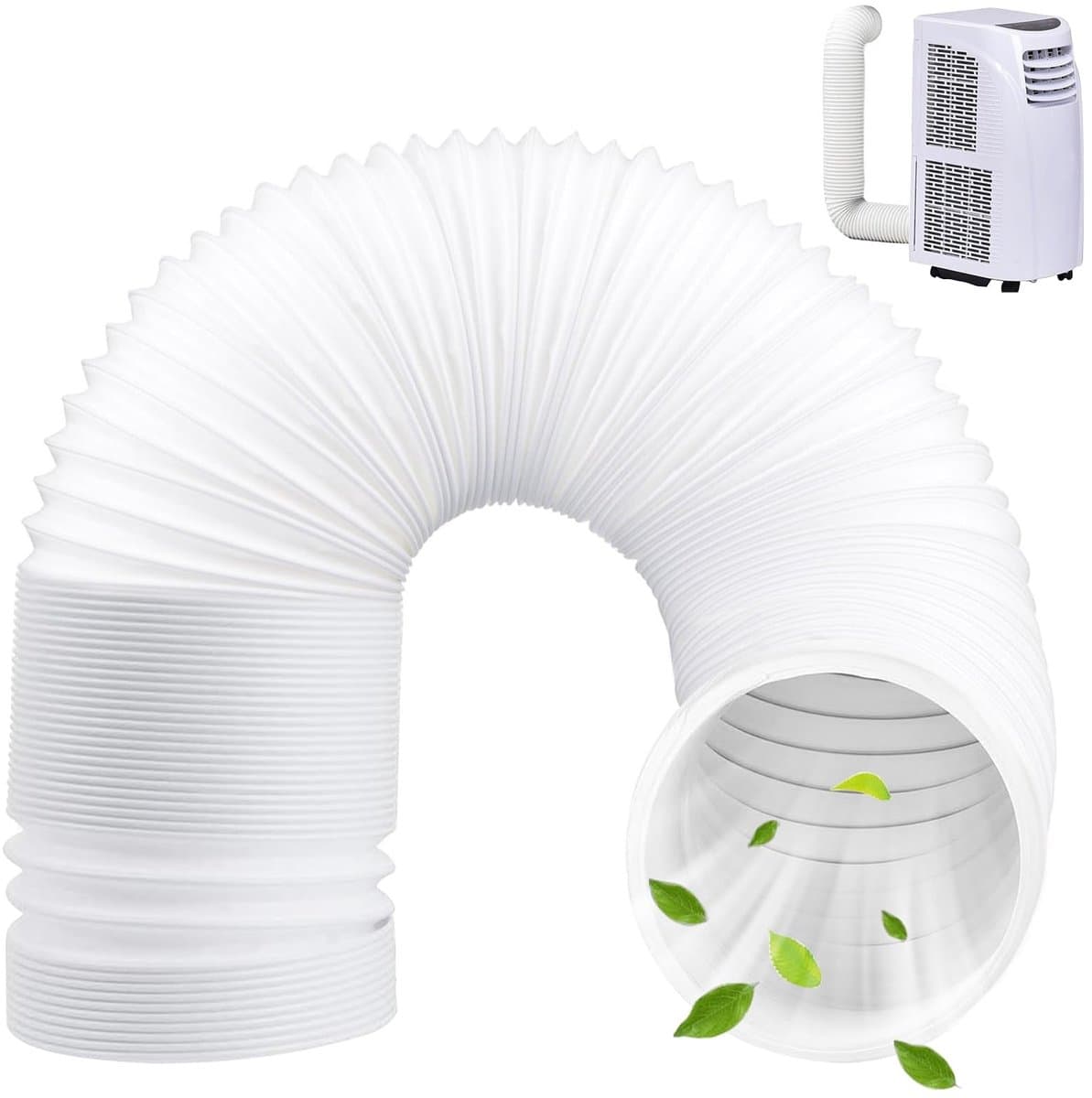 Dailygoods- Afvoerslang 150 mm - Flexibele Ventilatieslang - Airco/Afzuigslang - Droger/Wasdroger - Lichtgewicht/Duurzaam - Robuuste Constructie — afbeelding 1