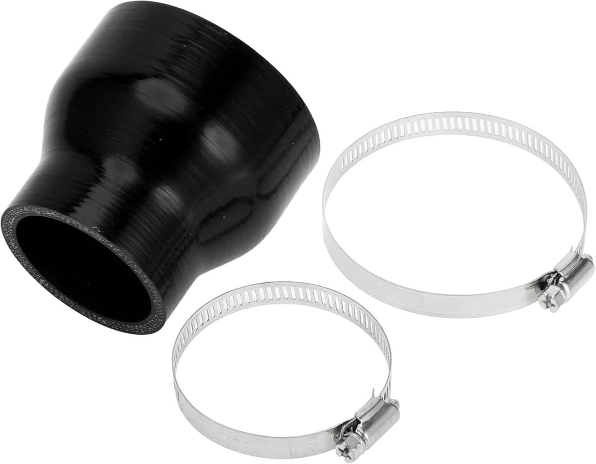 SnelShoppen - A ABSOPRO Rechte Koppeling Siliconen Slang met Klemmen 51mm-76mm ID 76mm Lengte 0 Graden Auto Siliconen Slang Koelslang 4-Laags 5mm Dikk — afbeelding 1