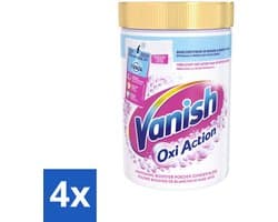 Vanish Oxi Action - Vlekkenverwijderaar Poeder - Witte Was - 710 Gram - Voordeelverpakking - 4 stuks