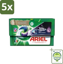 5 x Ariel Original - Touch of Lenor Unstoppables - Wasmiddelcapsules - Pods+ - Witte en Gekleurde Was - 20 Wasbeurten - Grootverpakking - Wasmiddelcapsules - Waspoeder - Ariel - Lenor - Wasverzachter — thumbnail 1