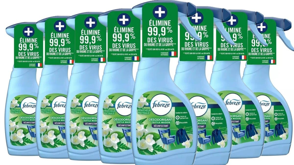 Febreze Textielverfrisser Spray Morning Freshness - 8 x 500 ml - Voordeelverpakking — afbeelding 1