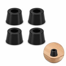 FSW-Products - 4 Stuks Rubberen Voetjes - Onderzetters en Stootdopjes - Rubber Deurstopper - Meubelonderzetter - Trillingsdempers - Antislip Bescherming - 18 x 15 x 5 mm — thumbnail 1