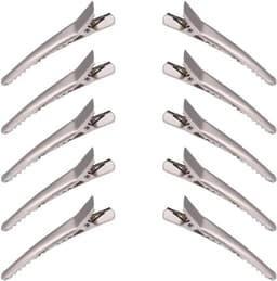10 Stuks Zilveren Metalen Haarspelden voor Kapsels en Knutselen — thumbnail 1