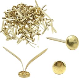 Gouden Mini-binders, 100 stuks - Perfect voor Scrapbooking en Doe-Het-Zelf Projecten — thumbnail 1