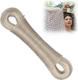 30 Meter Sterk Waslijn Touw met Stalen Kern voor Buiten Drogen — thumbnail 1