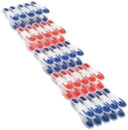 10x Wasknijpers 25-delige set - 25 wasknijpers (15 blauw, 10 rood) - Extra zacht klemvlak. — thumbnail 2