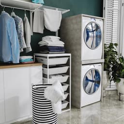 Wasruimte kast voor wasmachine en droger - 66 x 180 x 65 cm — thumbnail 1