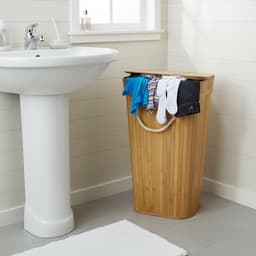 Wasmand 2 vakken - 100 liter - bamboe — thumbnail 4
