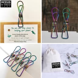 Gekleurde Kleding Pins - Wasknijpers RVS - Kleding Ophangen - Roestvrij Staal - 30 Stuks - Regenboog — thumbnail 4