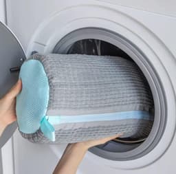 Herbruikbare waszak voor schoenen - Waszak voor schoenen - Herbruikbare Schoenpoetszak met Rits voor Wasmachine - Schoenenwaszak - Wasschoenenzak voor wasmachine en droger - deformatie reinigingsschoenenzak - Herbruikbare schoenenwaszak — thumbnail 2