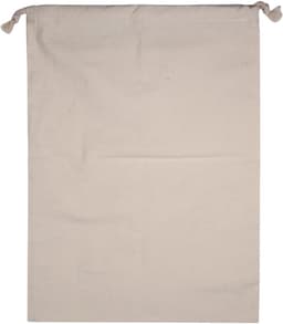 Herbruikbare katoenen tassen met trekkoord voor opbergen en reizen - 30 * 40 cm — thumbnail 1