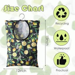 2 Stuks Waterdichte Wasknijper Tas met Haak - Organizer voor Kleding en Klein Gereedschap — thumbnail 2