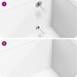 vidaXL - Sticker - 2 - pcs - Wit - Ø - 20 - x - 0,5 - mm - Papier — thumbnail 3