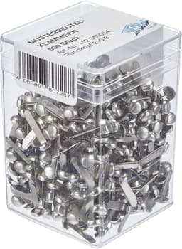 Monsterzakklemmen - Sluitclips - Zakken Sluiten - Ronde Kop - 500 stuks - Zilver — thumbnail 3