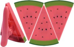 4-Pack Strandlaken Clips - Watermeloen Design - Handige Clips voor Zonnebank en Zwembadstoel — thumbnail 1