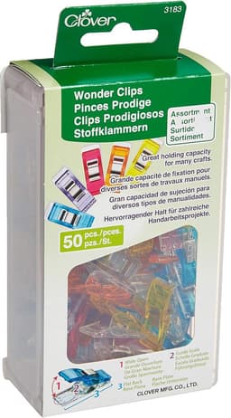 50 Stuks Gekleurde Stofklemmen | Naadclips voor Quilten en Handwerken — thumbnail 1