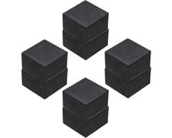 8pcs Anti-Vibratie Harde Rubberen Mats voor Wasmachine, 50mm Vierkante Pad voor Vibratie Isolatie, 30mm Dik, Geluidsreductie voor HVAC Compressor Airconditioning