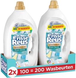 Witte Reus Wasmiddel Frisse Reus Gel Lotus 77 Wasbeurten - 2 x 3,465 liter - Voordeelverpakking — thumbnail 2