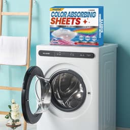 Kleurherkenning wasmachine - Voorkomt ongelukken - Verfreiniger en anti-vuil - 50 vellen — thumbnail 3