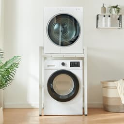 Wasmachinerek Hökangend 105x73x63 cm wit [en.casa] — thumbnail 1