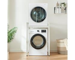 Wasmachinerek Hökangend 105x73x63 cm wit [en.casa]