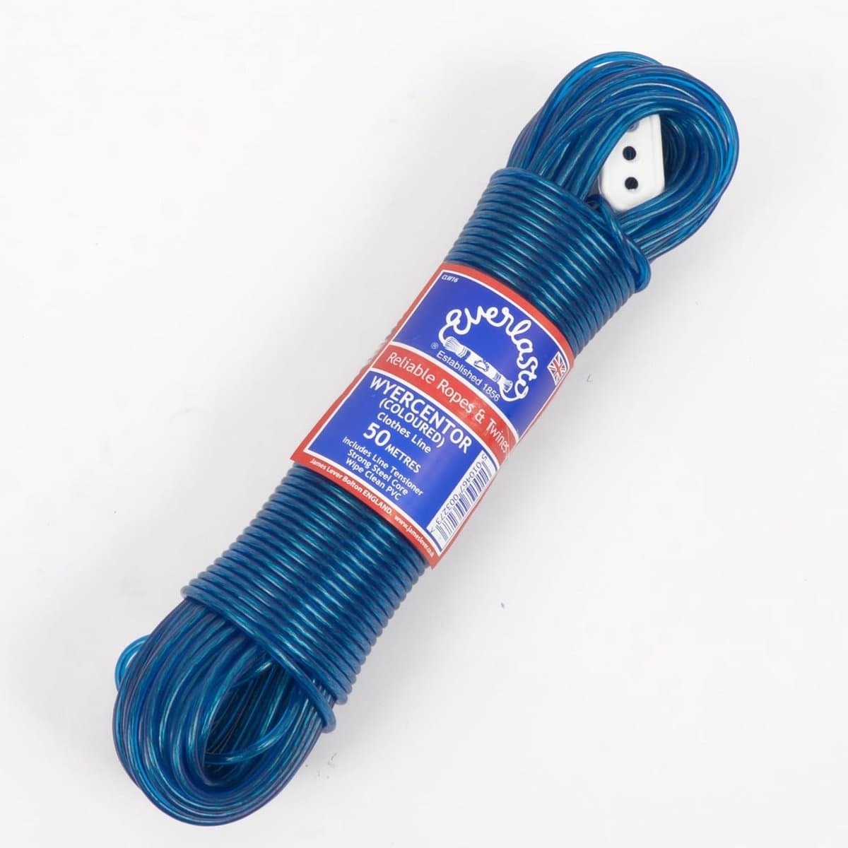 100 Meter Stalen Kern Waslijn 3.5mm Dik - Gekleurd Kledinglijn — afbeelding 1