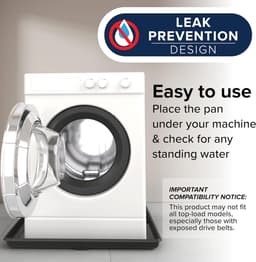 Lekbak voor Wasmachine - Bescherm uw Vloer tegen Waterlekkage - Inclusief PVC Afvoerkop — thumbnail 4