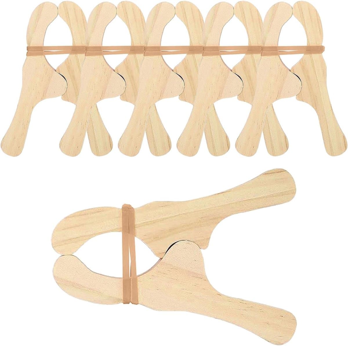 Houten Wasknijpers - Kleding Knijpers - Huishoudelijk Gebruik - Natuurlijk Materiaal - 12 x 8 cm - Houtkleur — afbeelding 1