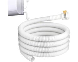 Afvoerslang Airco - Flexibele Slang - Vocht Afvoeren - Verstelbare Klem - Tot 9.8 Meter
