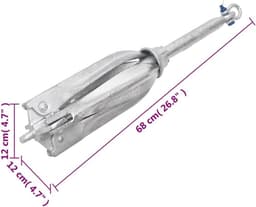 Inklapbaar Grijpanker 12 kg voor Boot, Kajak en Kano — thumbnail 5