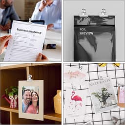 Kleine Bulldog Clips - 100 Stuks Briefklemmen voor Papier, Foto's en Knutselwerk — thumbnail 2