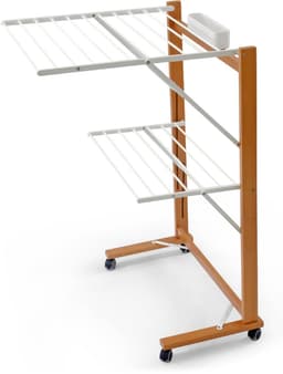 ARIT - Droogrek COLIBRI – Ruimtebesparend – 11 meter ophangdraad – Massief beuken - Made in Italy - Arredamenti italia — thumbnail 1