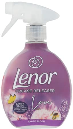 25 x Lenor – Crease Releaser Spray – Love Exotic Bloom – Kreukverwijderaar & Textielverfrisser – 500 ml - Grootverpakking - Kreukverwijderaar - Textielverfrisser - Stofverzachtener - Stofverfrisserspray - Kledingverzorging — thumbnail 2
