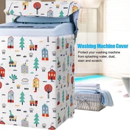 Wasmachinehoes Bovenlader - Apparaatbescherming - Apparaten Beschermen - Waterdicht Ademend Materiaal - Capaciteit 3-4.8 kg - Lauwerkrans — thumbnail 2