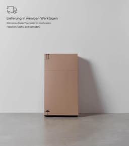 Waskast met 2 vakken voor sorteren wasgoed in badkamer of slaapkamer — thumbnail 3