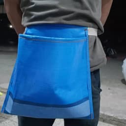 Oogstschort Nylon - Fruitpluk Tas - Efficiënte Oogst - Brede Opening - 30x30x18cm - Blauw — thumbnail 3
